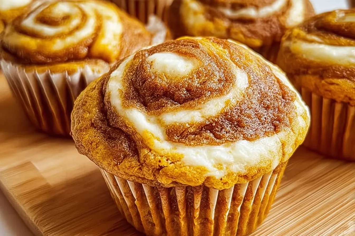 Pumpkin Swirl Muffins
