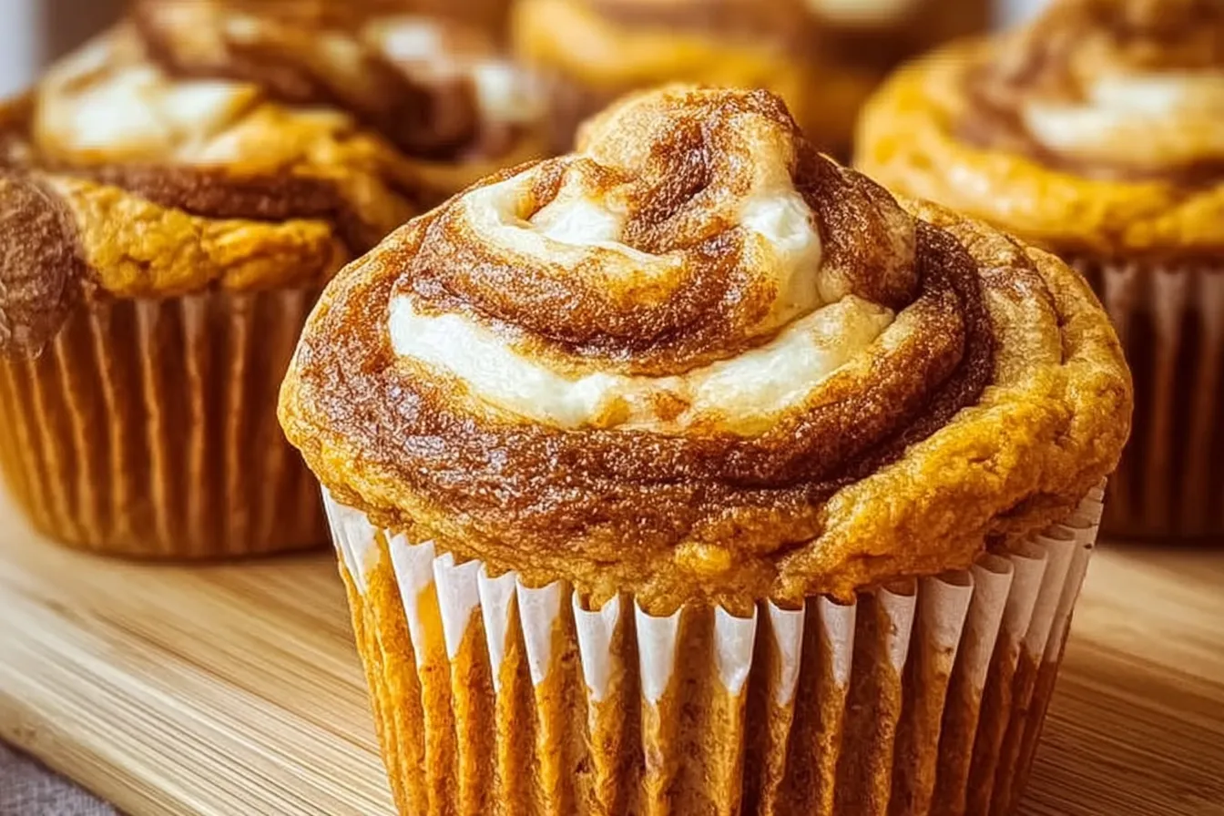 Pumpkin Swirl Muffins
