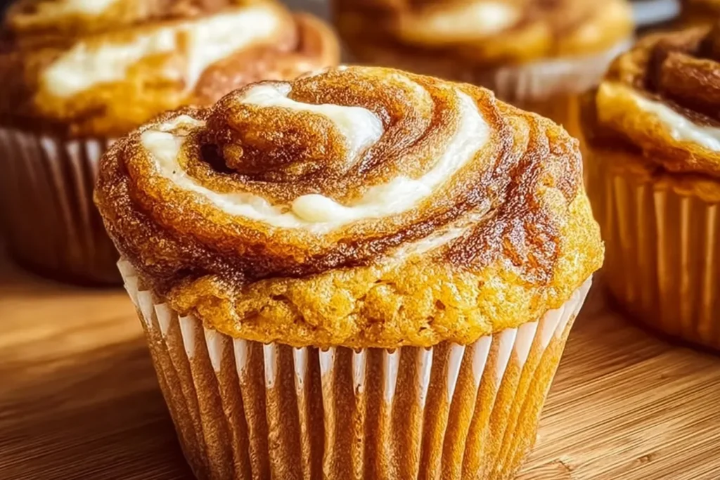 Pumpkin Swirl Muffins