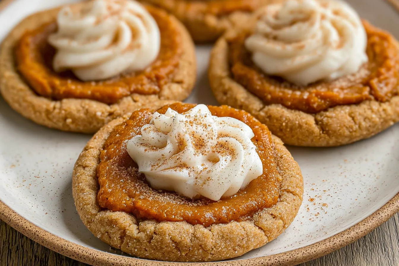 Vegan Pumpkin Pie Cookies