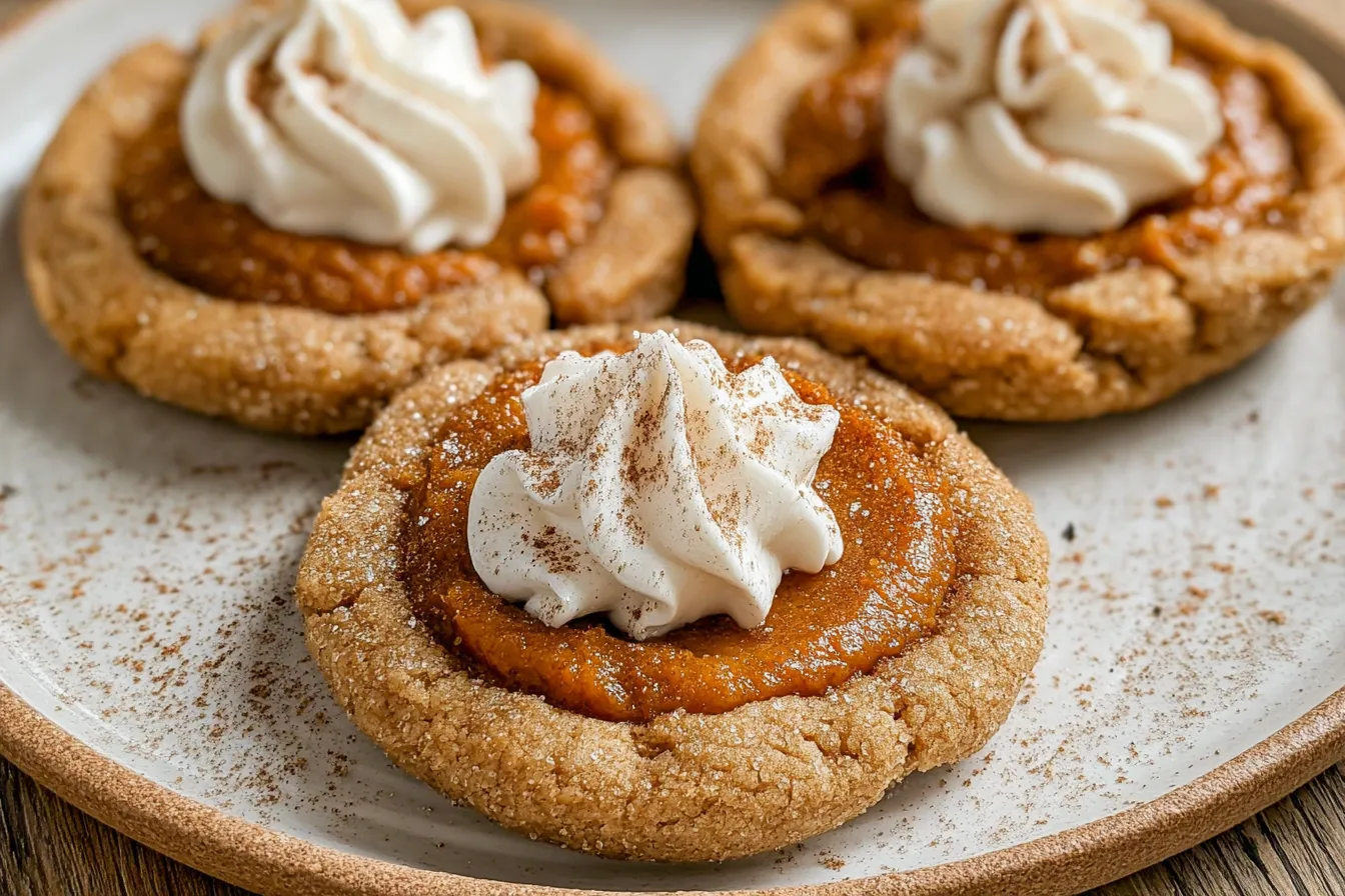 Vegan Pumpkin Pie Cookies