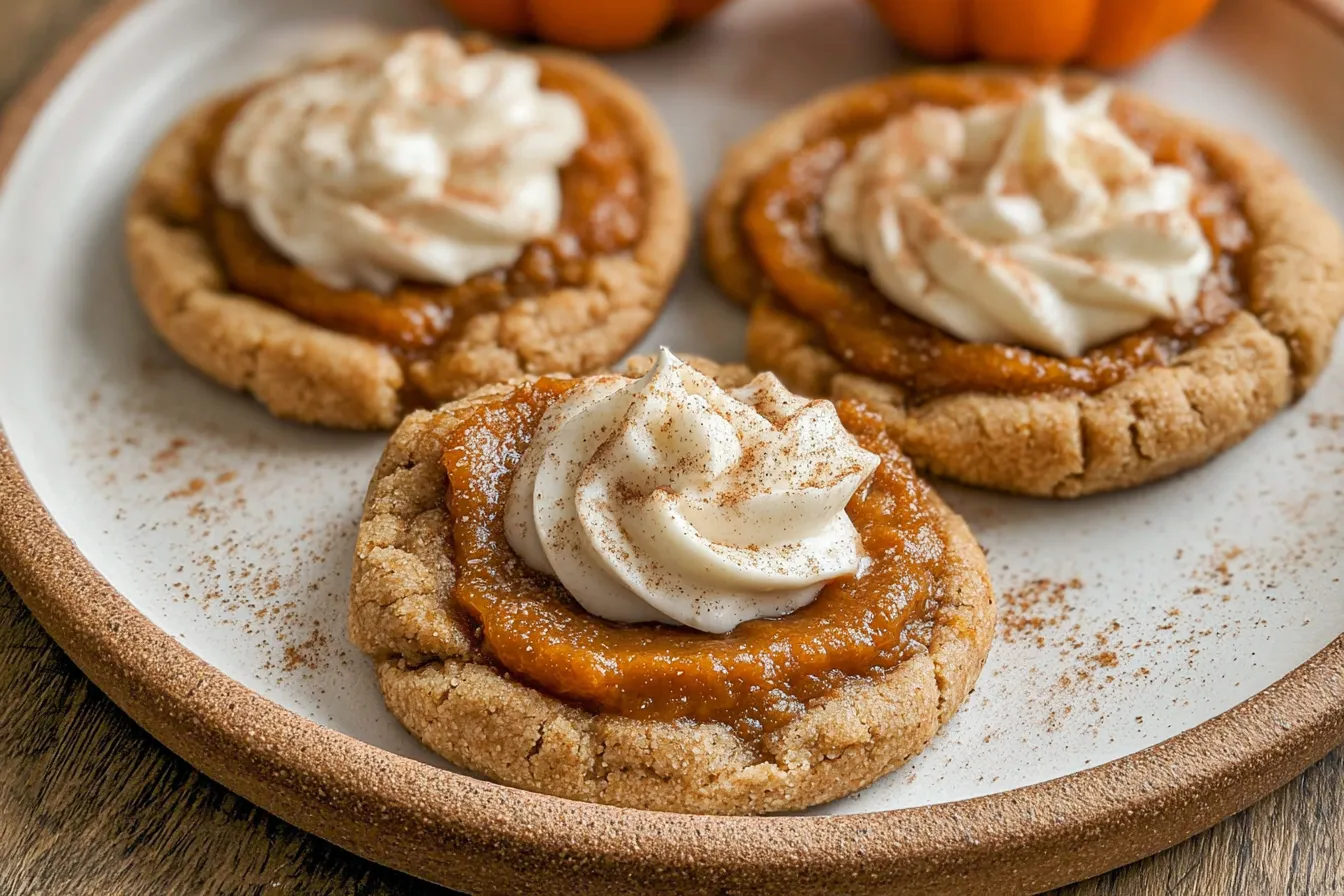 Vegan Pumpkin Pie Cookies