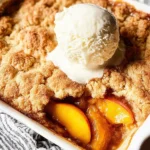 homemade peach cobbler recipe